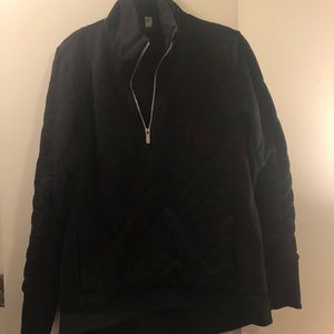 Lululemon Black Quilted Quarter Zip